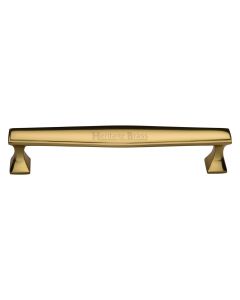 Heritage Brass Polished Brass Deco Cabinet Pull Handle 203mm