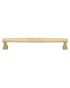 Heritage Brass Satin Brass Deco Cabinet Pull Handle 203mm