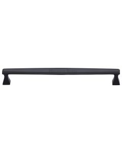 Heritage Brass Matt Black Deco Cabinet Pull Handle 254mm