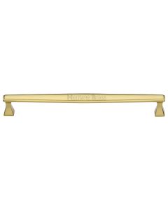 Heritage Brass Polished Brass Deco Cabinet Pull Handle 254mm