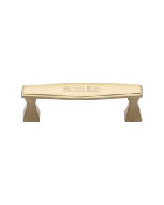 Heritage Brass Satin Brass Deco Cabinet Pull Handle 254mm
