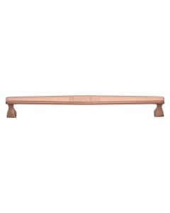 Heritage Brass Satin Rose Gold Deco Cabinet Pull Handle 254mm
