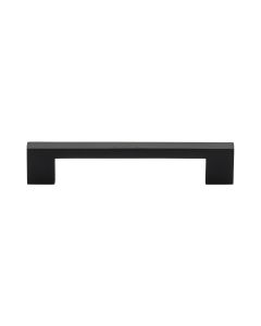 Heritage Brass Matt Black Metro Cabinet Pull Handle 128mm