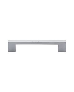 Heritage Brass Satin Chrome Metro Cabinet Pull Handle 128mm