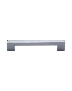 Heritage Brass Polished Chrome Metro Cabinet Pull Handle 160mm