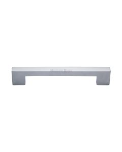Heritage Brass Satin Chrome Metro Cabinet Pull Handle 160mm