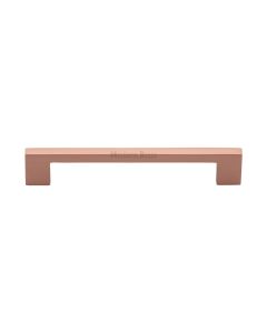 Heritage Brass Satin Rose Gold Metro Cabinet Pull Handle 160mm