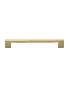 Heritage Brass Satin Brass Metro Cabinet Pull Handle 192mm