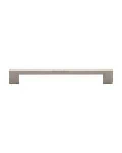 Heritage Brass Satin Nickel Metro Cabinet Pull Handle 192mm