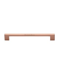 Heritage Brass Satin Rose Gold Metro Cabinet Pull Handle 192mm