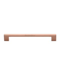 Heritage Brass Satin Rose Gold Metro Cabinet Pull Handle 203mm
