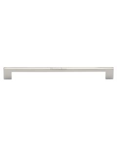 Heritage Brass Polished Nickel Finish Metro Cabinet Pull Handle 256mm