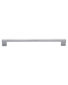 Heritage Brass Satin Chrome Metro Cabinet Pull Handle 256mm