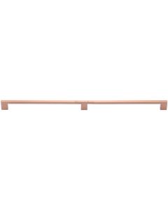 Heritage Brass Satin Rose Gold Metro Cabinet Pull Handle 480mm