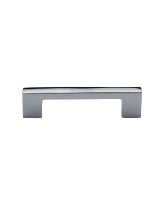 Heritage Brass Polished Chrome Metro Cabinet Pull Handle 96mm