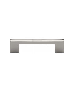Heritage Brass Polished Nickel Finish Metro Cabinet Pull Handle 96mm