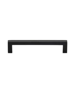 Heritage Brass Matt Black Square Metro Cabinet Pull Handle 128mm