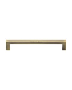 Heritage Brass Antique Brass Square Metro Cabinet Pull Handle 160mm