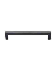 Heritage Brass Matt Black Square Metro Cabinet Pull Handle 160mm