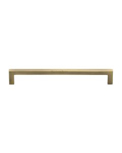 Heritage Brass Antique Brass Square Metro Cabinet Pull Handle 192mm