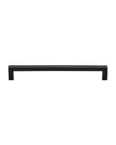 Heritage Brass Matt Black Square Metro Cabinet Pull Handle 192mm