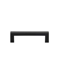 Heritage Brass Matt Black Square Metro Cabinet Pull Handle 96mm