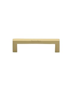 Heritage Brass Satin Brass Square Metro Cabinet Pull Handle 96mm