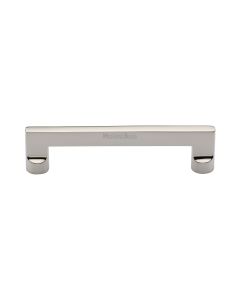 Heritage Brass Polished Nickel Finish Apollo Cabinet Pull Handle 128mm