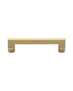 Heritage Brass Satin Brass Apollo Cabinet Pull Handle 128mm