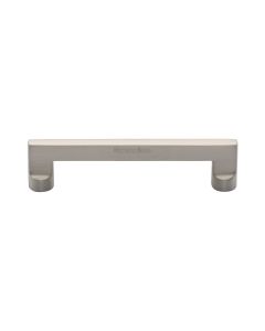 Heritage Brass Satin Nickel Apollo Cabinet Pull Handle 128mm