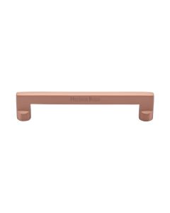 Heritage Brass Satin Rose Gold Apollo Cabinet Pull Handle 160mm