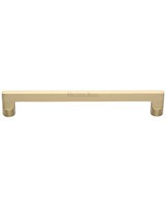 Heritage Brass Satin Brass Apollo Cabinet Pull Handle 203mm