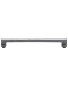 Heritage Brass Satin Chrome Apollo Cabinet Pull Handle 203mm