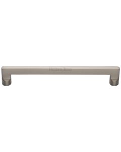 Heritage Brass Satin Nickel Apollo Cabinet Pull Handle 203mm