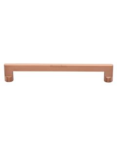 Heritage Brass Satin Rose Gold Apollo Cabinet Pull Handle 203mm
