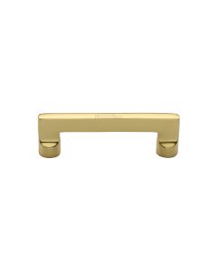 Heritage Brass Polished Brass Apollo Cabinet Pull Handle 96mm