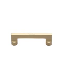 Heritage Brass Satin Brass Apollo Cabinet Pull Handle 96mm