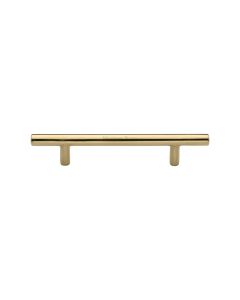 Heritage Brass Polished Brass T-Bar Cabinet Pull Handle 101mm