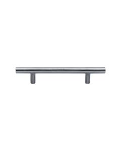 Heritage Brass Satin Chrome T-Bar Cabinet Pull Handle 101mm