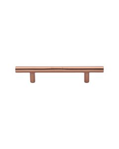 Heritage Brass Satin Rose Gold T-Bar Cabinet Pull Handle 101mm