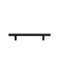 Heritage Brass Matt Black T-Bar Cabinet Pull Handle 128mm