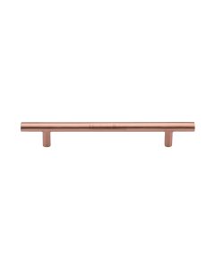 Heritage Brass Satin Rose Gold T-Bar Cabinet Pull Handle 160mm