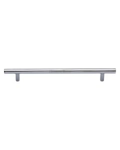 Heritage Brass Polished Chrome T-Bar Cabinet Pull Handle 203mm