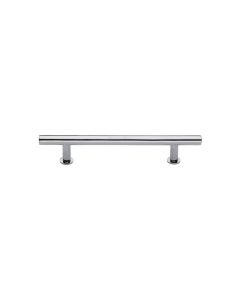 Heritage Brass Polished Chrome T-Bar Cabinet Pull Handle with Rose 16mm