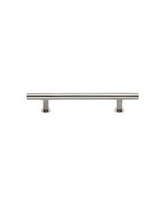 Heritage Brass Polished Nickel Finish T-Bar Cabinet Pull Handle with Rose 16mm