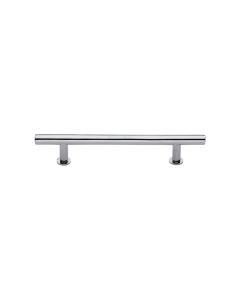 Heritage Brass Polished Chrome T-Bar Cabinet Pull Handle with Rose 16mm