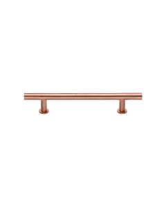 Heritage Brass Satin Rose Gold T-Bar Cabinet Pull Handle with Rose 16mm