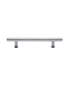 Heritage Brass Polished Chrome T-Bar Cabinet Pull Handle with Rose 16mm