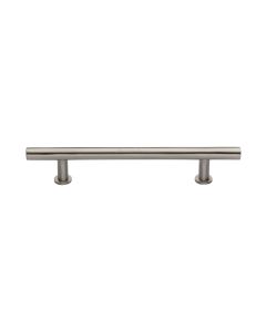Heritage Brass Satin Nickel T-Bar Cabinet Pull Handle with Rose 16mm