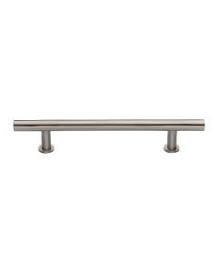Heritage Brass Satin Nickel T-Bar Cabinet Pull Handle with Rose 16mm